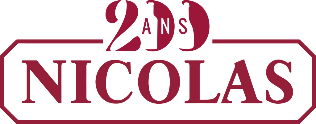 200 ans Nicolas logo monochrome